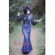 Surface Spell Gothic Nyx Fishtail Long Skirt